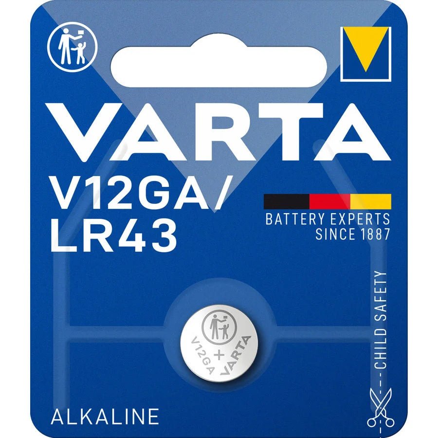 ๐ Varta 4278 V12GA / LR43 Alkaline blister 1 - Dutch|Thrift