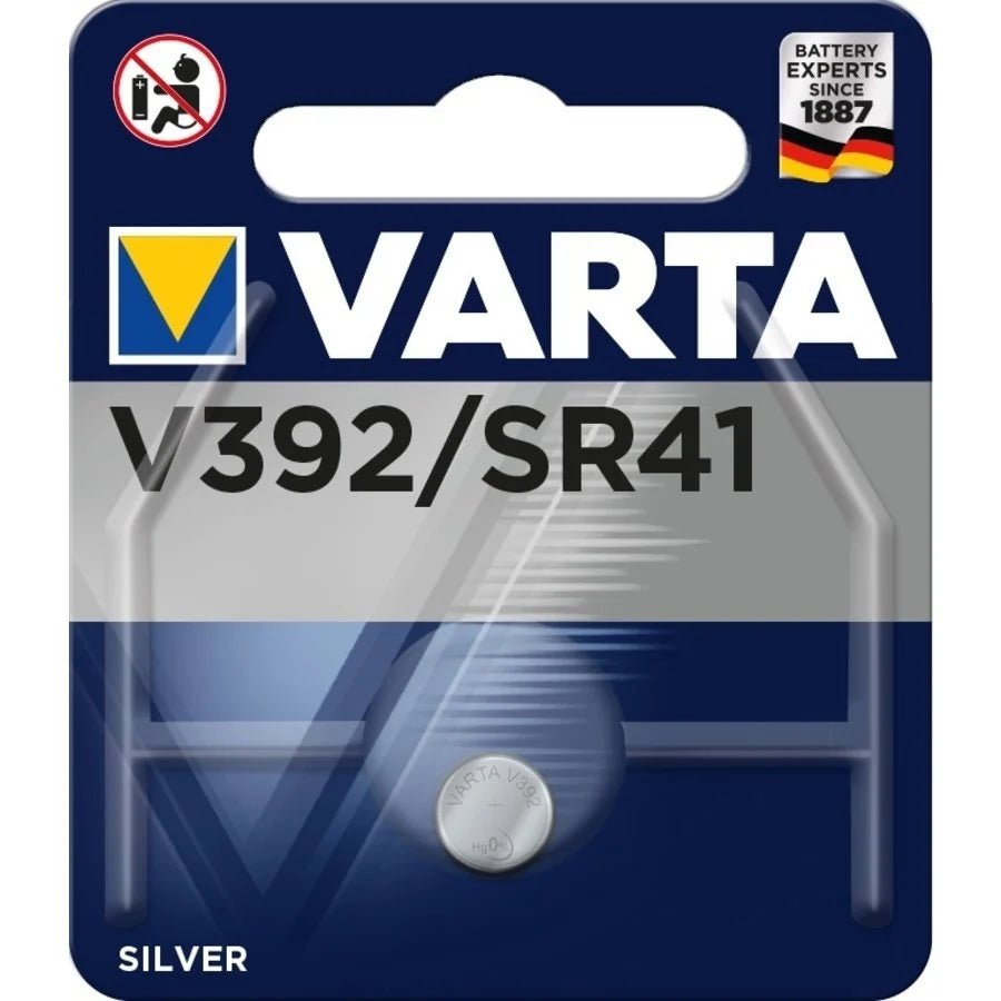 ๐ Varta Silver Oxide 392 / SR41 1,55v blister 1 - Dutch|Thrift