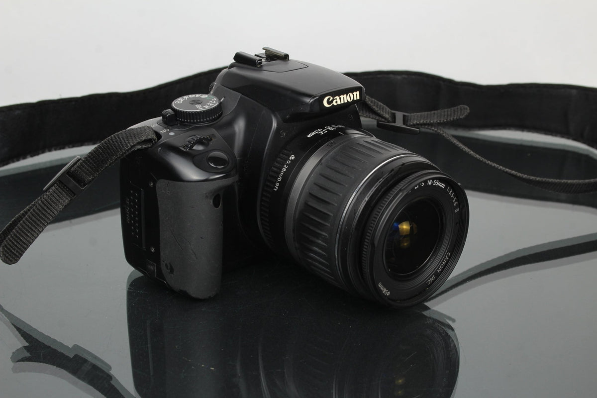 Canon EOS Rebel XTI + 18 - 55mm 1:3.5 - 5.6 Canon EF - S lens - Dutch|Thrift